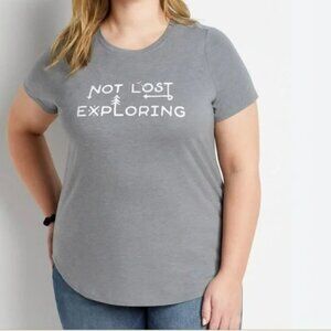 Gray Not Lost Exploring Graphic Tee